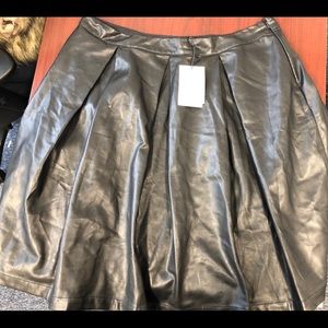 Women’s leather skirt